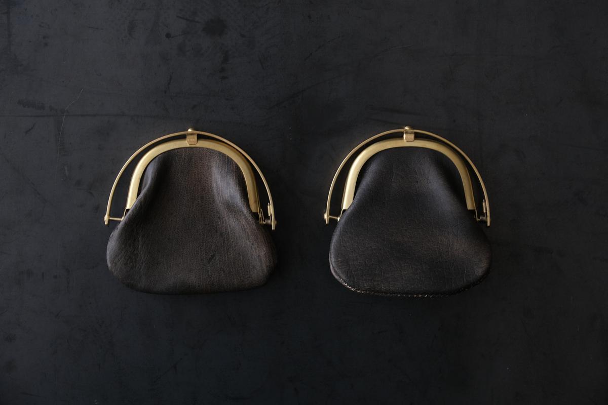 coin case ＜鹿革 墨染 / 滋賀-11＞