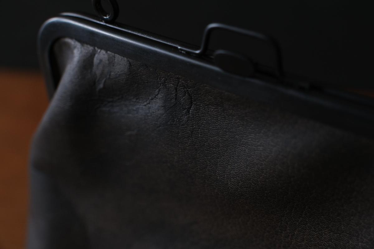 frame porch SHO-61 ＜鹿革 墨染 / 滋賀-11＞