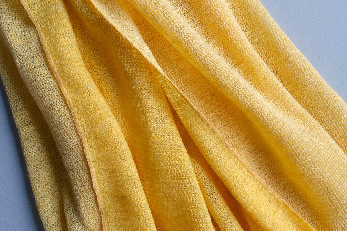 リネンニットストール｜サンフラワー×Dサンフラワー