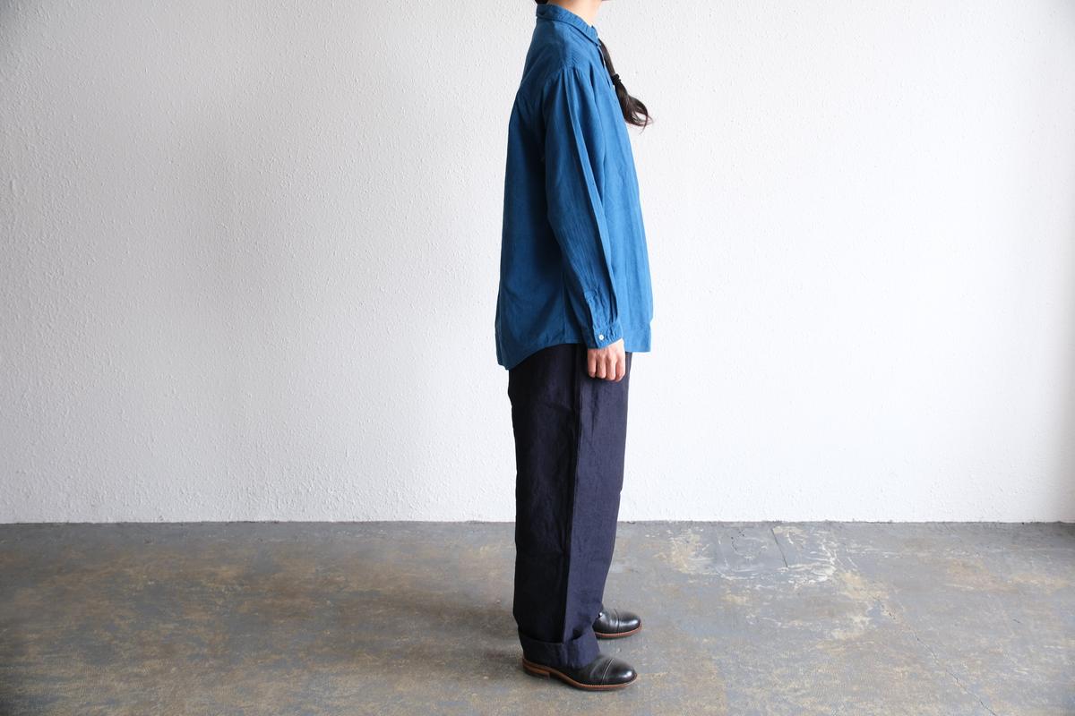 MITTAN / カディシャツ大 藍 SH-101C / unisex