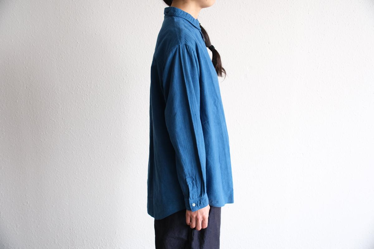 MITTAN / カディシャツ大 藍 SH-101C / unisex