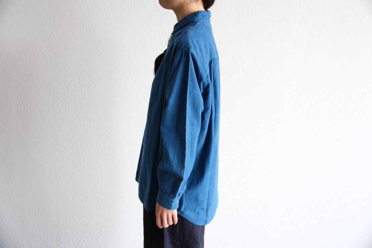 MITTAN / カディシャツ大 藍 SH-101C / unisex