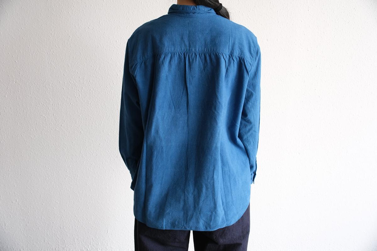 MITTAN / カディシャツ大 藍 SH-101C / unisex