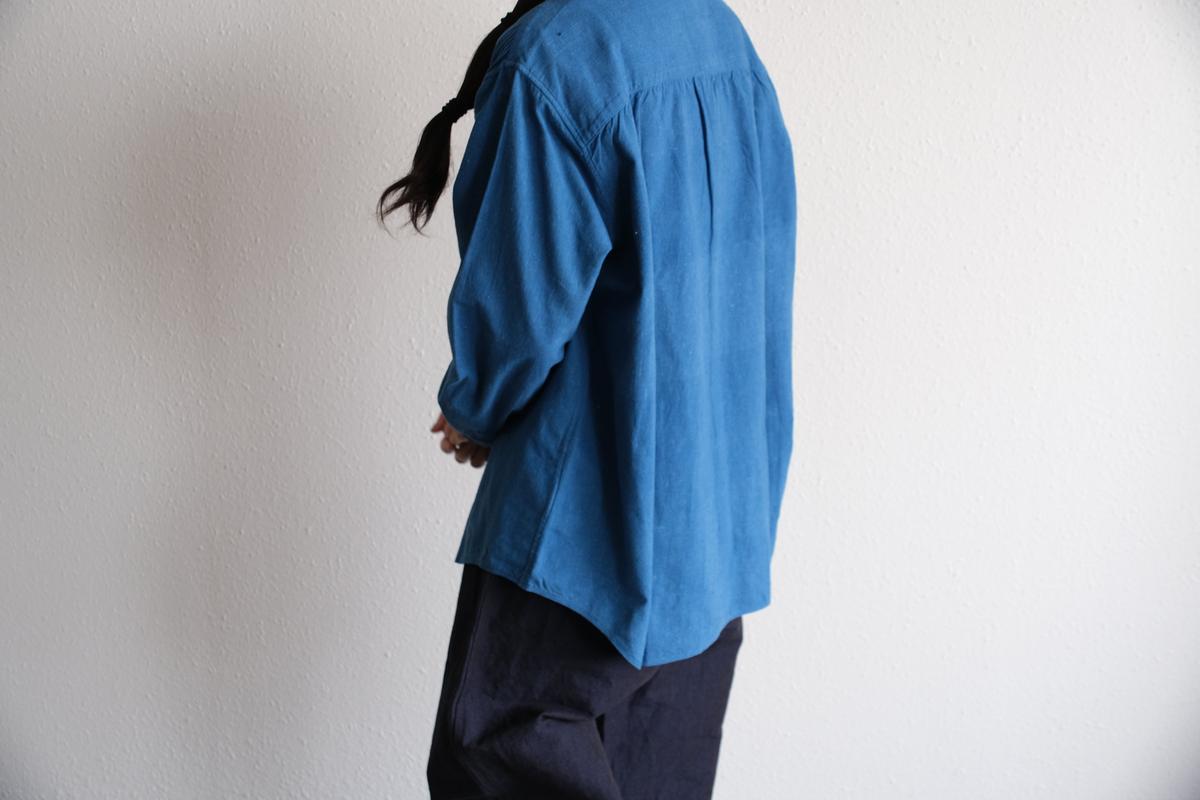 MITTAN / カディシャツ大 藍 SH-101C / unisex