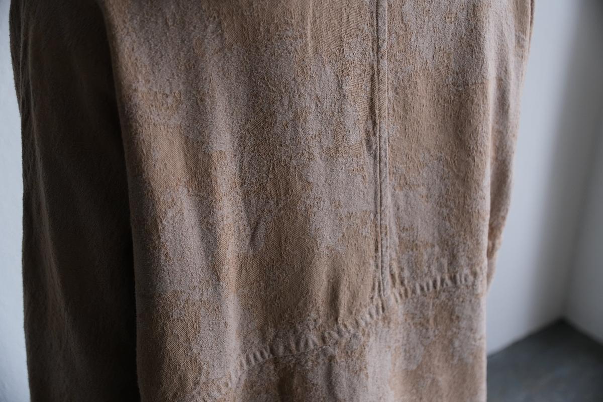 MITTAN / 綿絹麻ジャカードジャケット 薄茶 JK-58 / unisex