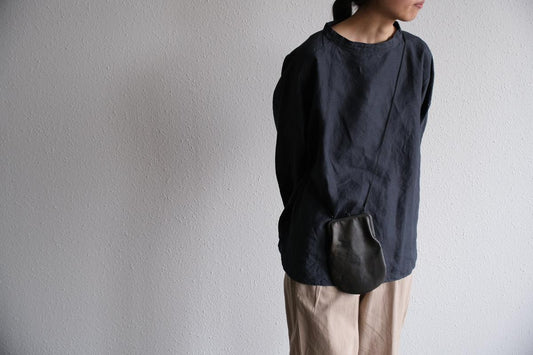 レザー小銭入れ SHC-73 <クロコダイル革 黒>