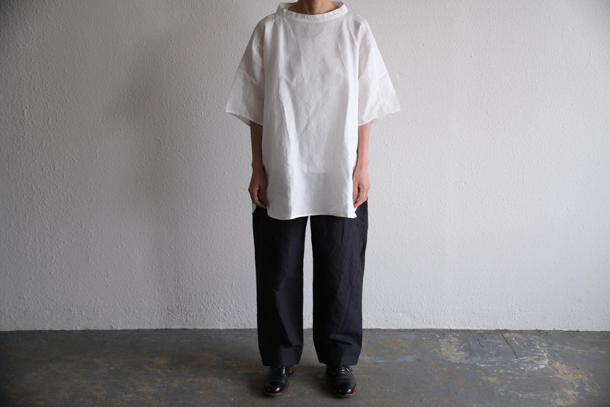 MITTAN / 大麻プルオーバー 高密度 ベンガラ白 SH-160B / unisex