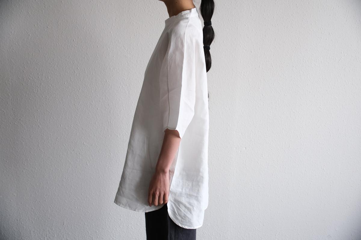 MITTAN / 大麻プルオーバー 高密度 ベンガラ白 SH-160B / unisex