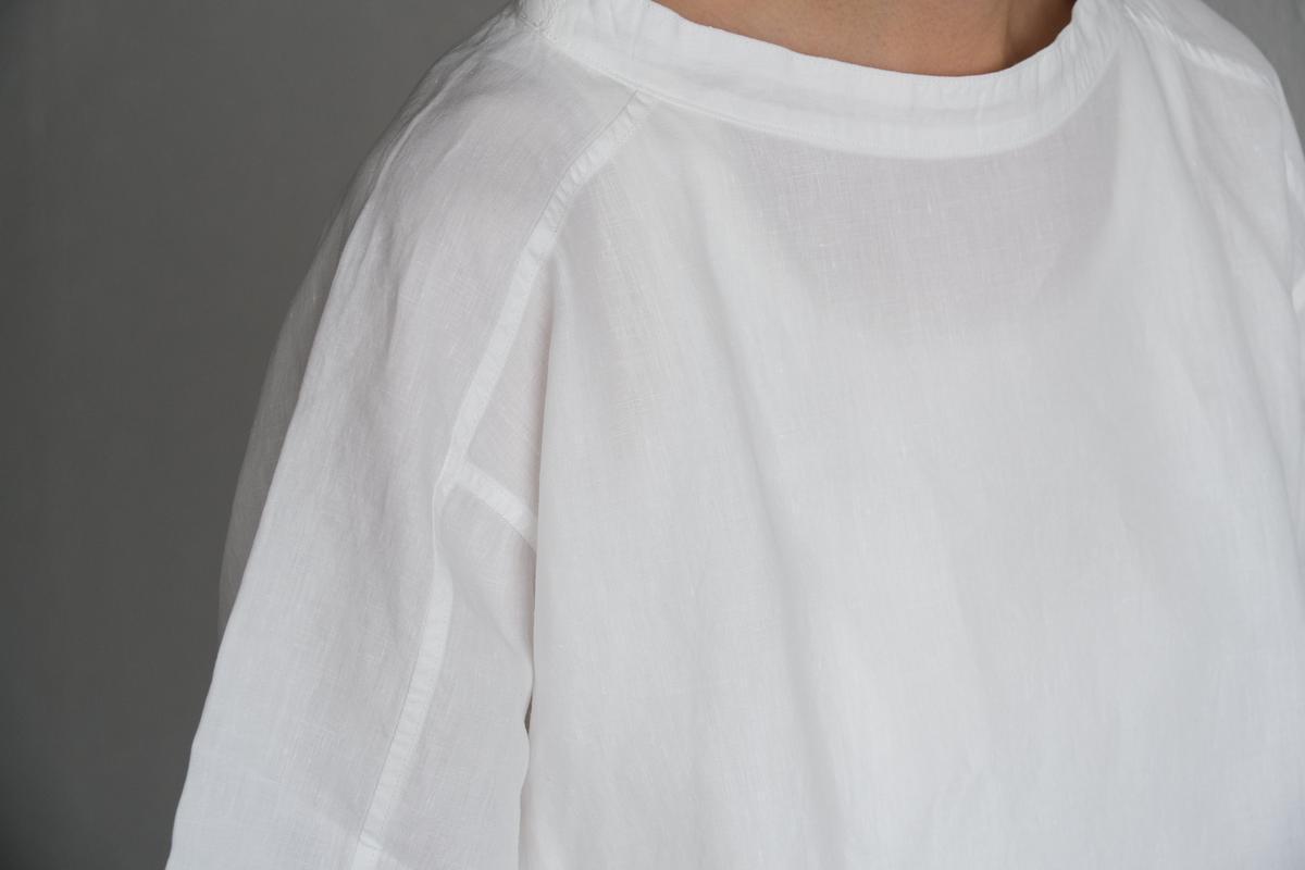 MITTAN / 大麻プルオーバー 高密度 ベンガラ白 SH-160B / unisex