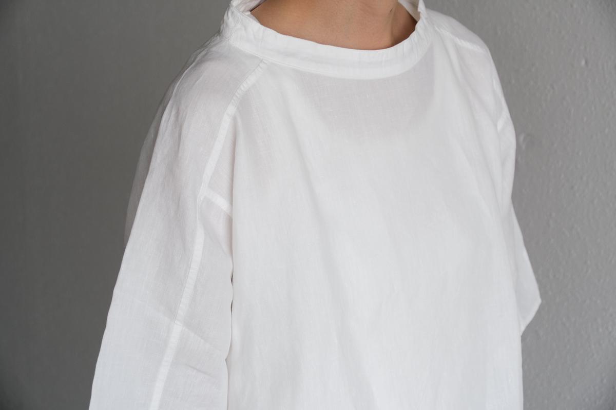 MITTAN / 大麻プルオーバー 高密度 ベンガラ白 SH-160B / unisex