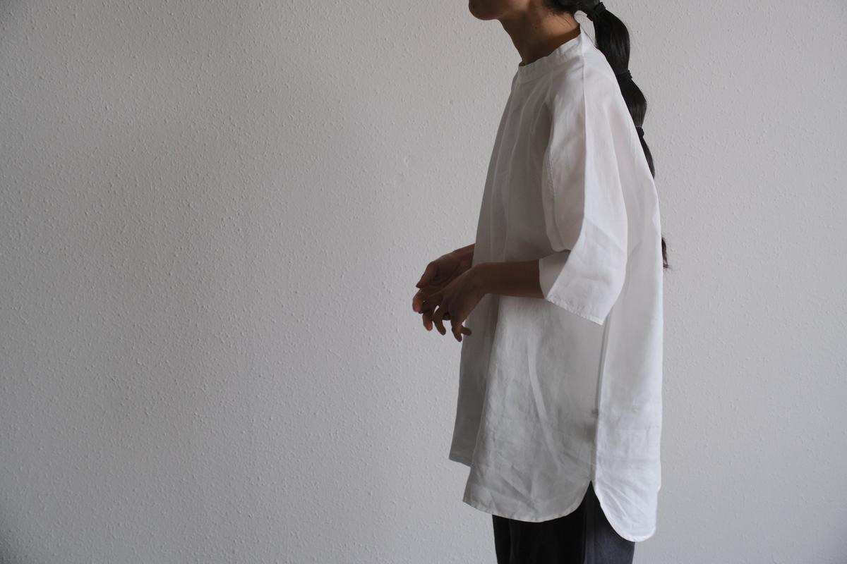 MITTAN / 大麻プルオーバー 高密度 ベンガラ白 SH-160B / unisex