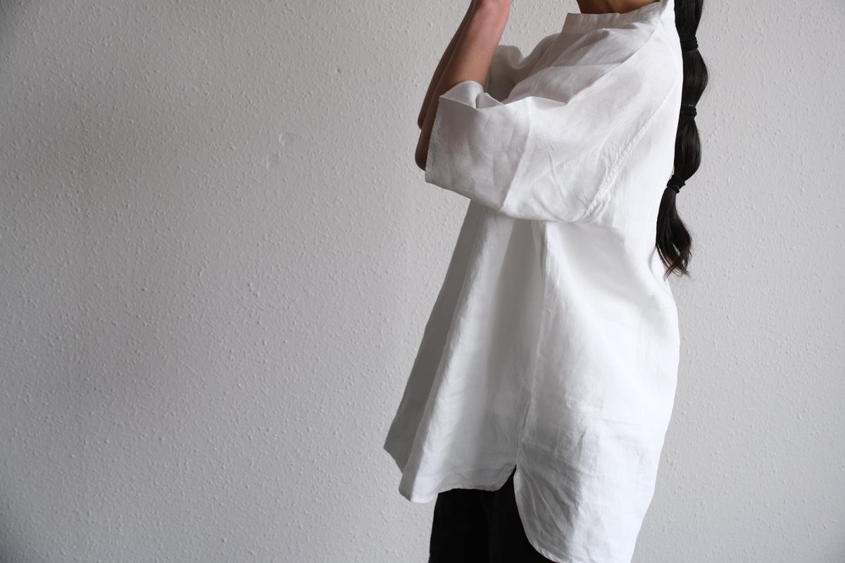 MITTAN / 大麻プルオーバー 高密度 ベンガラ白 SH-160B / unisex