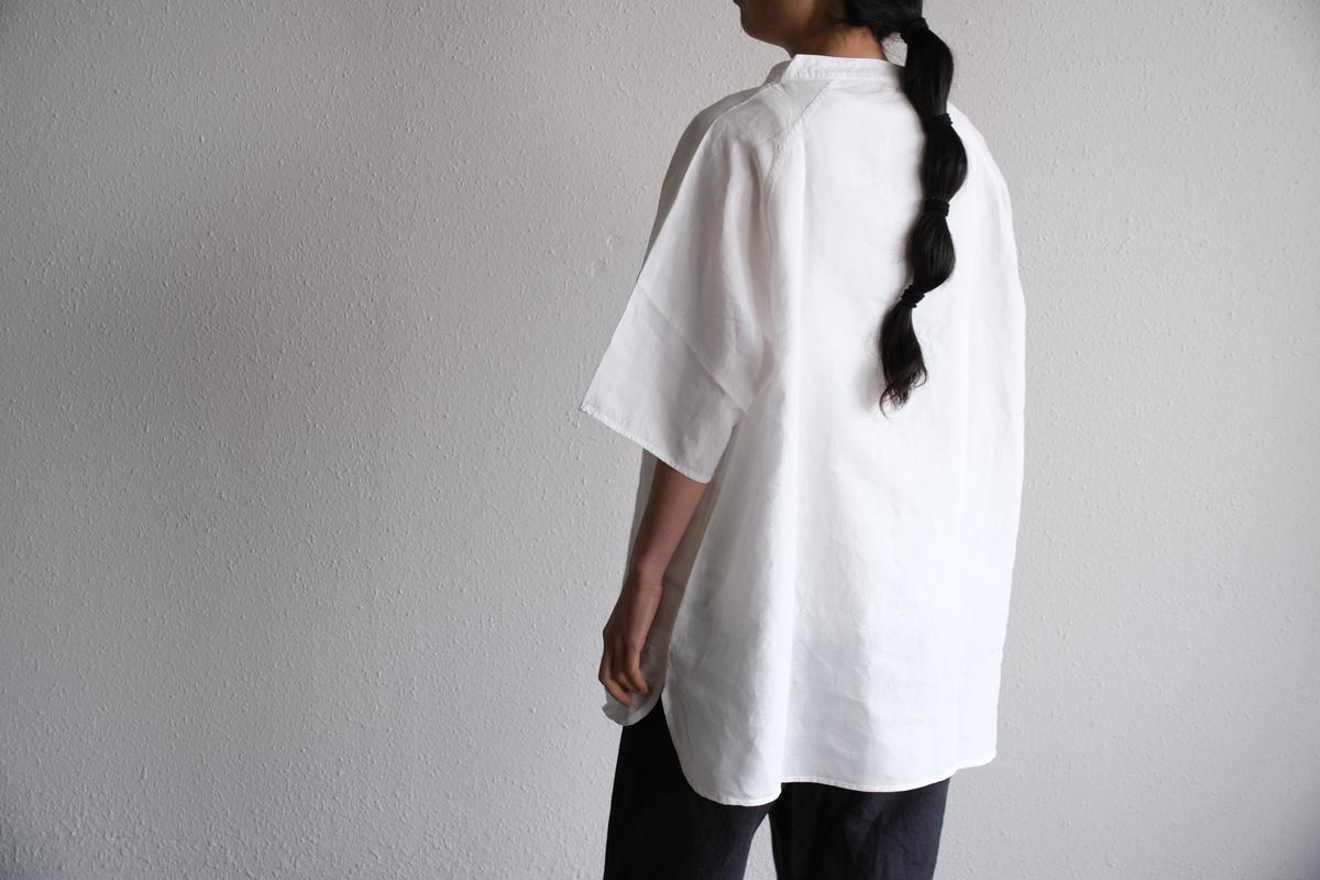 MITTAN / 大麻プルオーバー 高密度 ベンガラ白 SH-160B / unisex