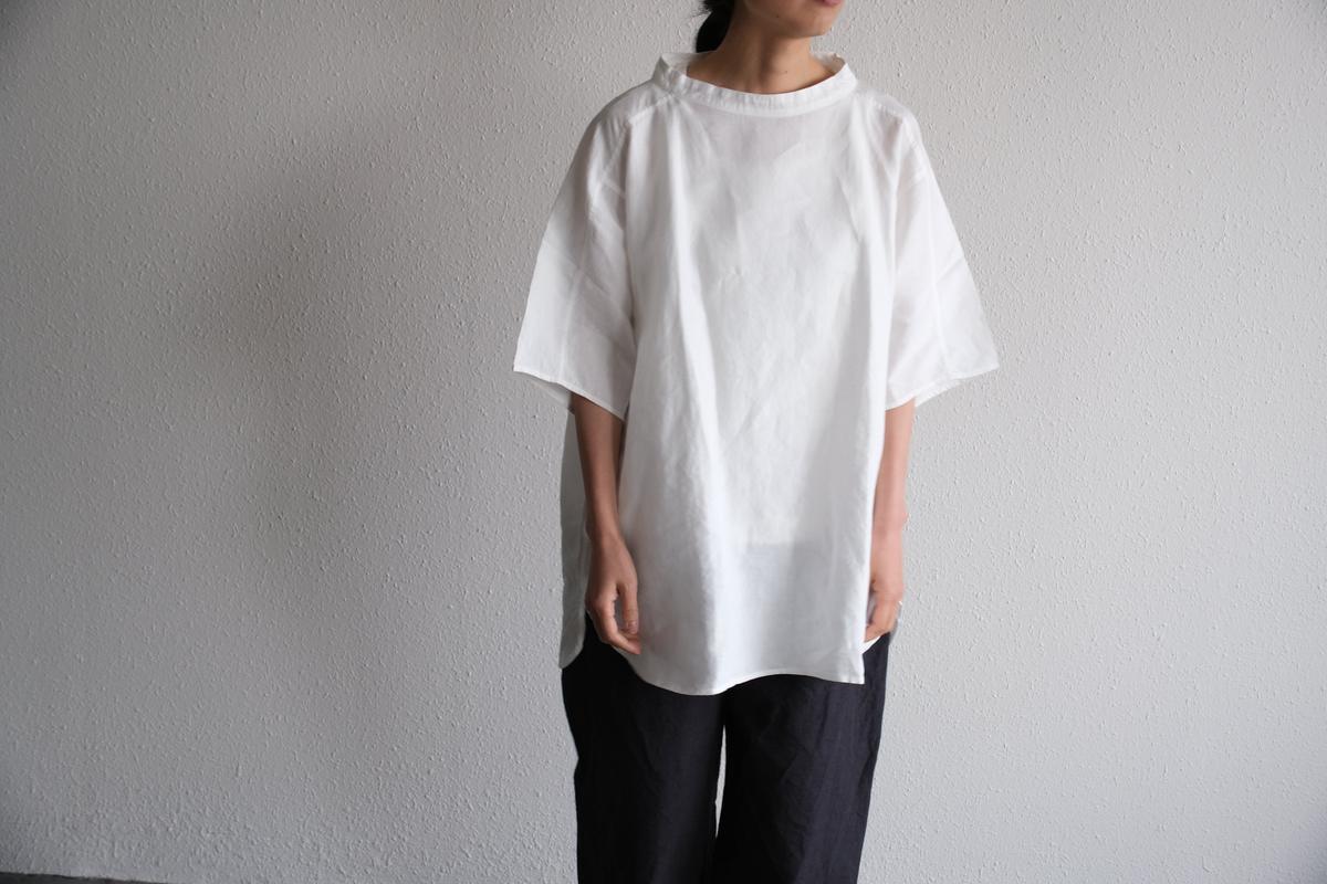 MITTAN / 大麻プルオーバー 高密度 ベンガラ白 SH-160B / unisex