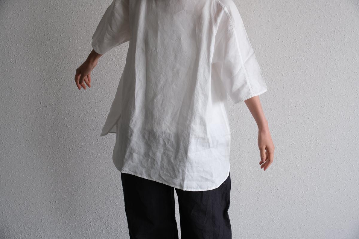 MITTAN / 大麻プルオーバー 高密度 ベンガラ白 SH-160B / unisex