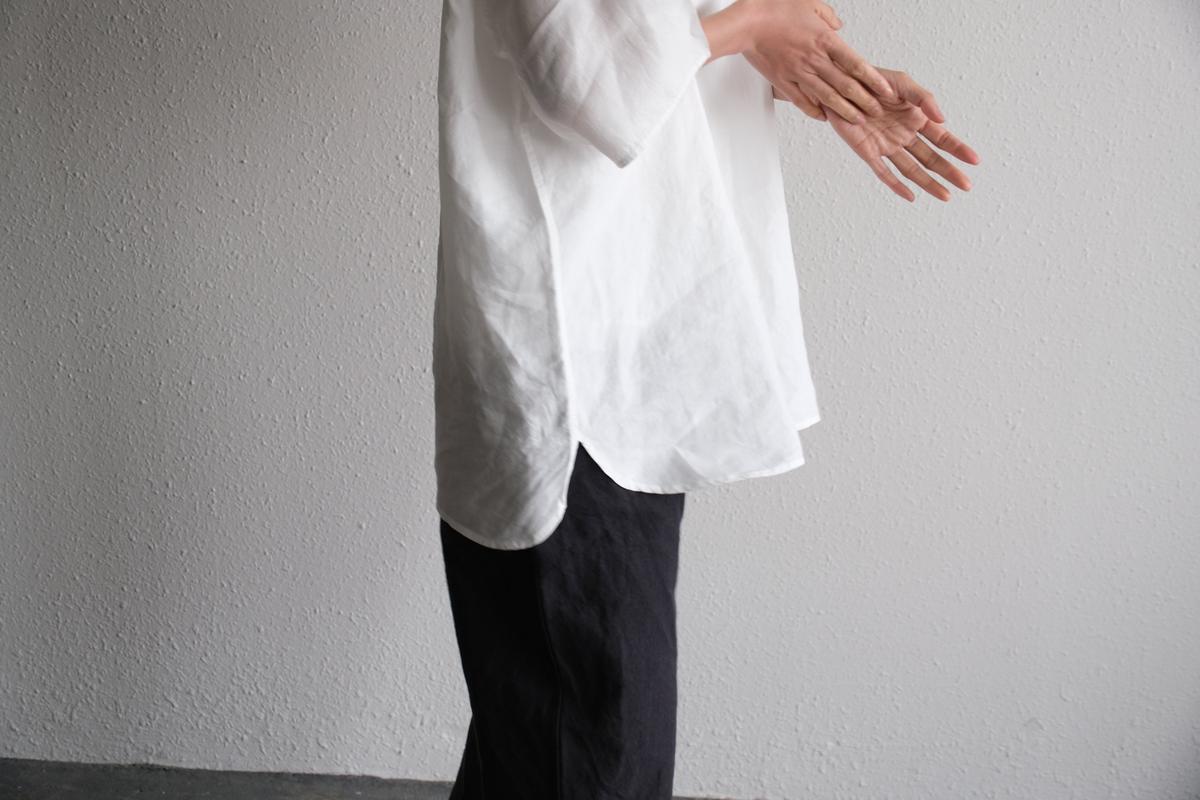 MITTAN / 大麻プルオーバー 高密度 ベンガラ白 SH-160B / unisex