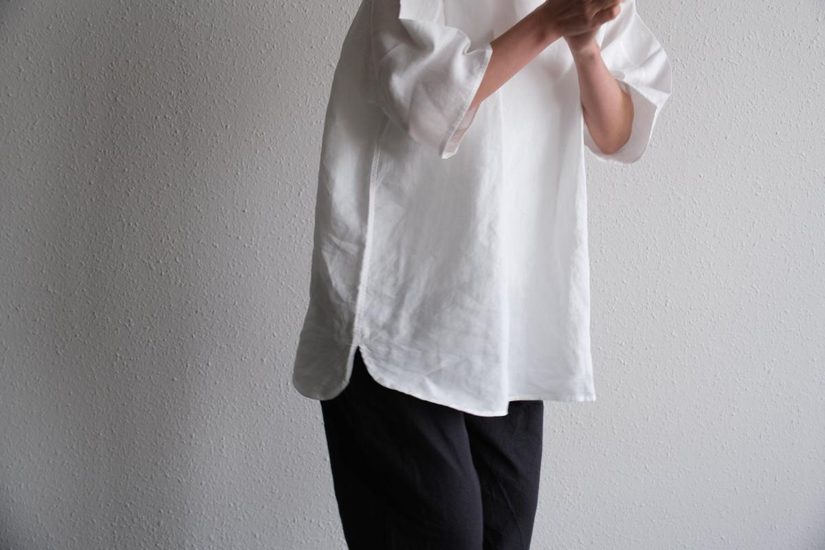 MITTAN / 大麻プルオーバー 高密度 ベンガラ白 SH-160B / unisex