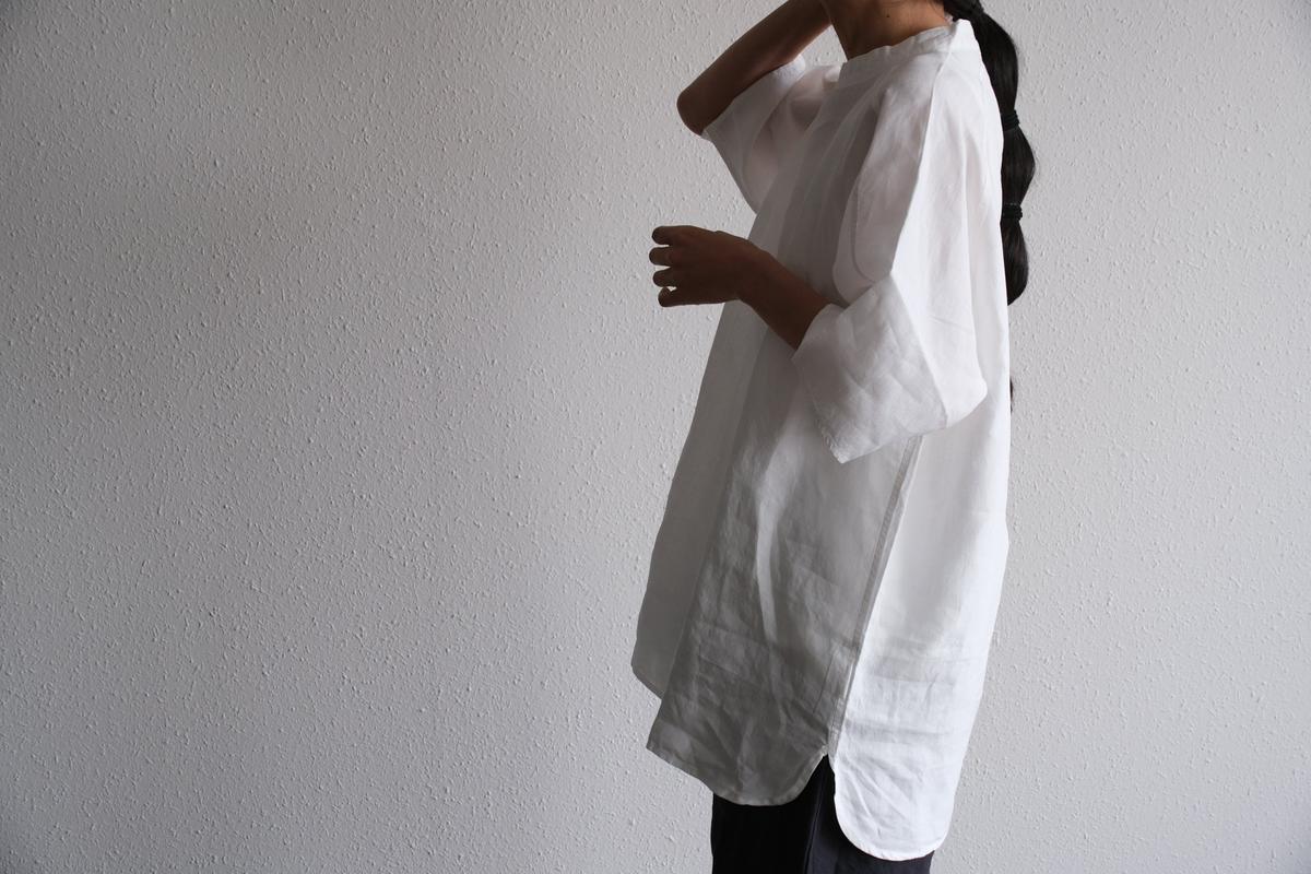 MITTAN / 大麻プルオーバー 高密度 ベンガラ白 SH-160B / unisex