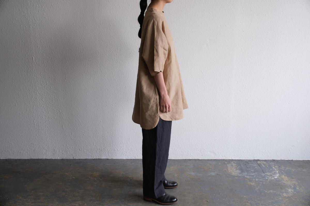 MITTAN / 大麻プルオーバー 高密度 ベンガラ白 SH-160B / unisex