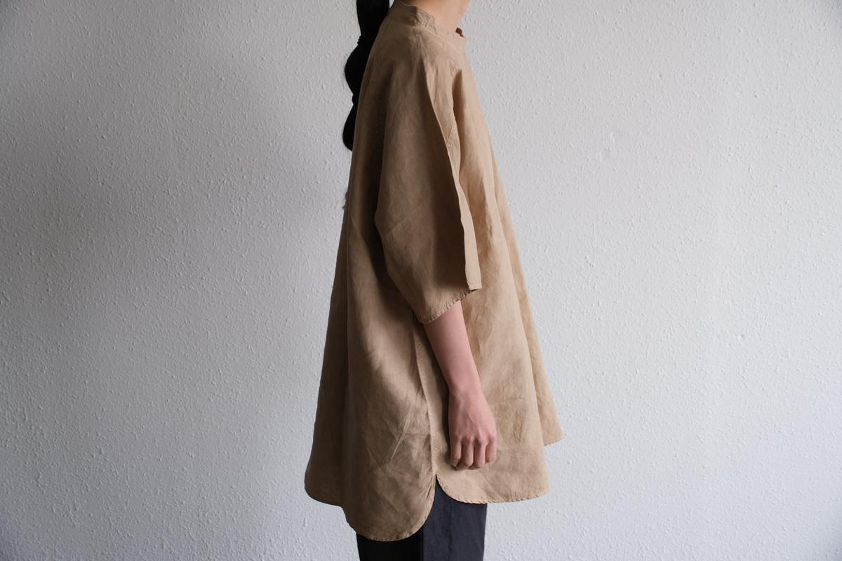 MITTAN / 大麻プルオーバー 高密度 胡桃 SH-160C / unisex