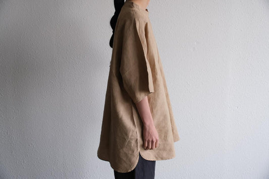 MITTAN / 大麻プルオーバー 高密度 胡桃 SH-160C / unisex