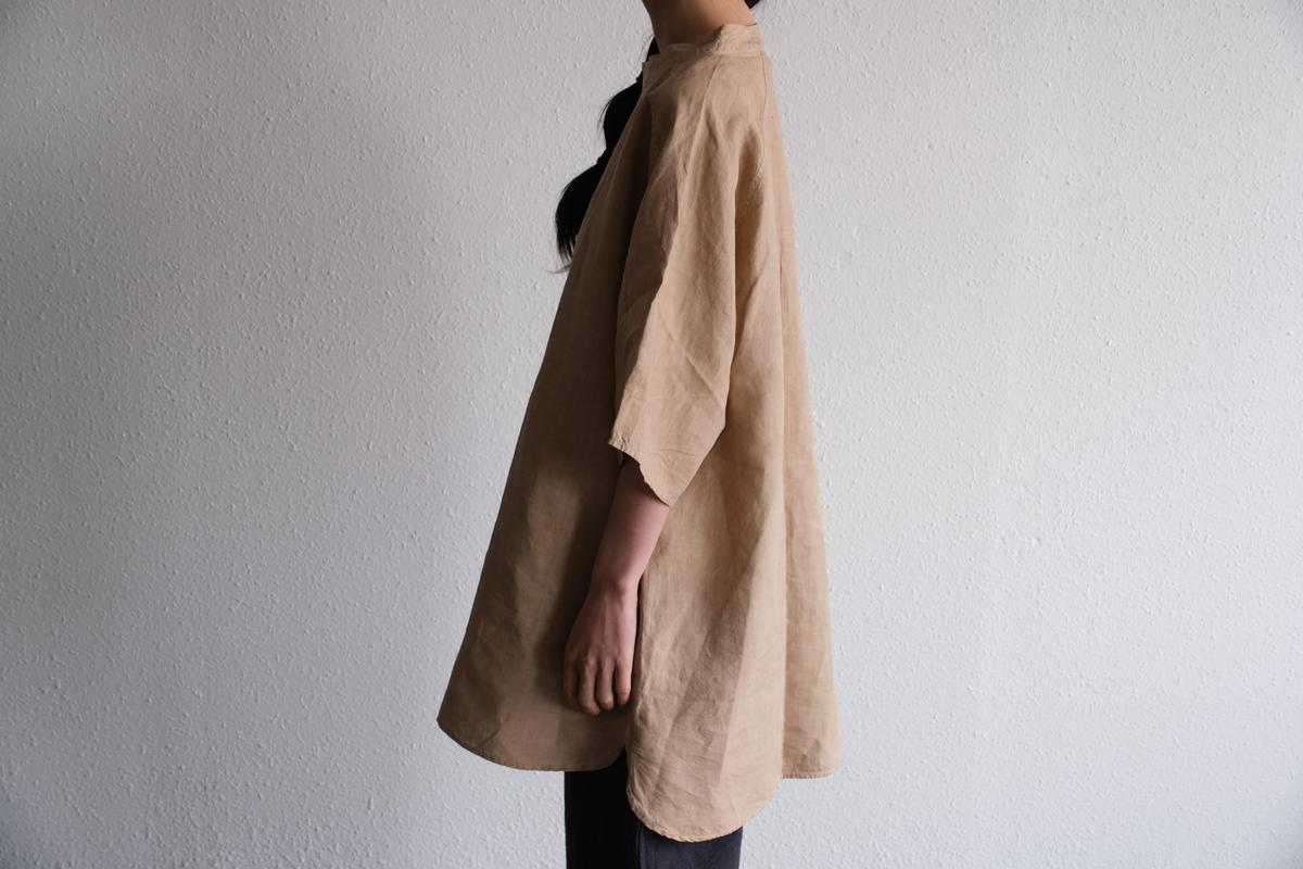 MITTAN / 大麻プルオーバー 高密度 胡桃 SH-160C / unisex