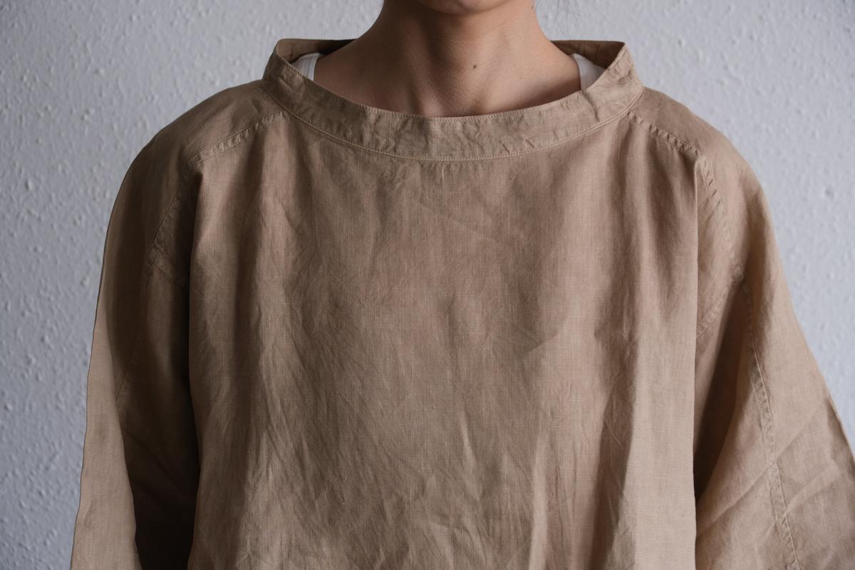 MITTAN / 大麻プルオーバー 高密度 胡桃 SH-160C / unisex