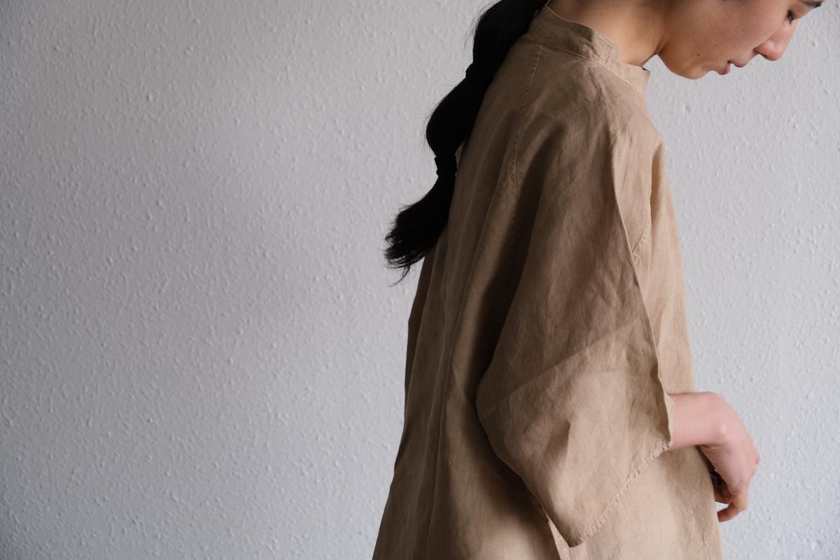 MITTAN / 大麻プルオーバー 高密度 胡桃 SH-160C / unisex