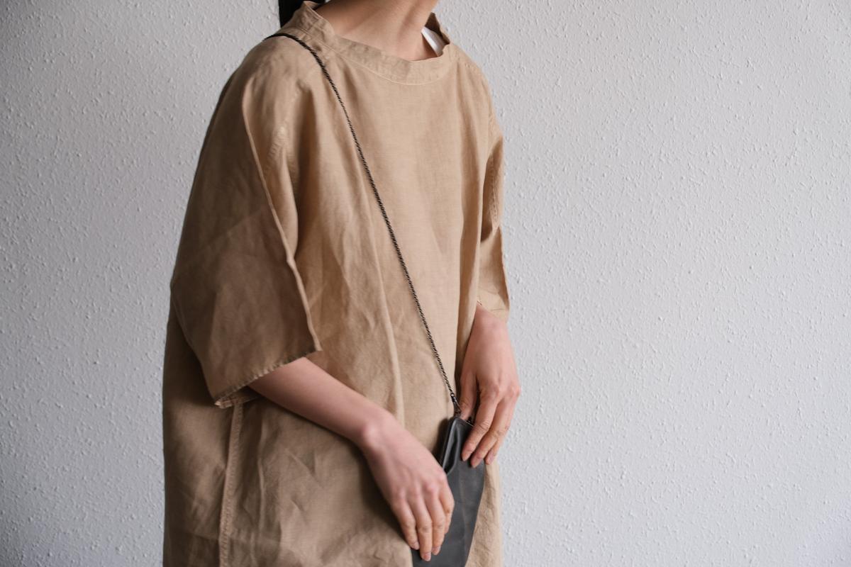 MITTAN / 大麻プルオーバー 高密度 胡桃 SH-160C / unisex