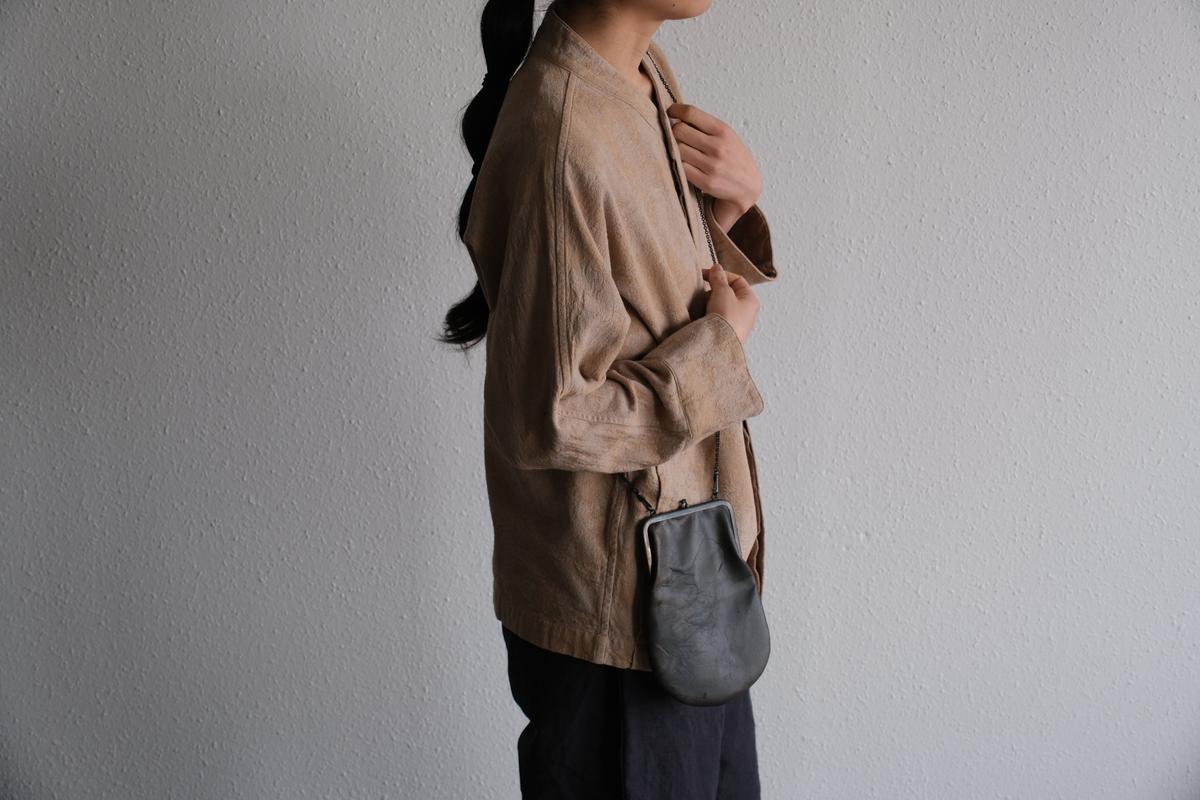 レザー小銭入れ SHC-73 ＜クロコダイル革 黒＞