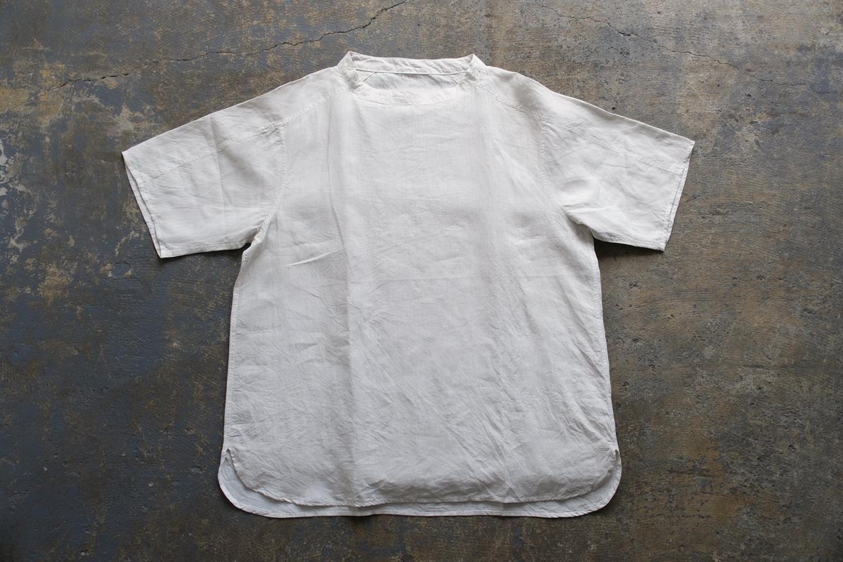 MITTAN / 大麻プルオーバー 高密度 ベンガラ白 SH-160B / unisex