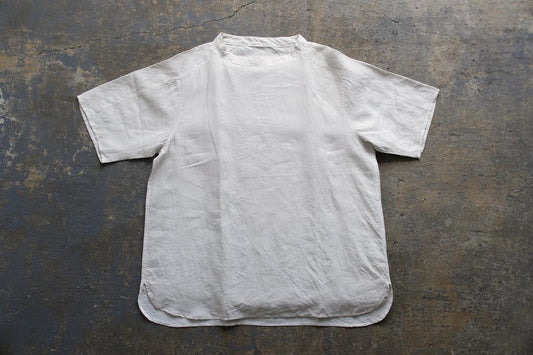 MITTAN / 大麻プルオーバー 高密度 ベンガラ白 SH-160B / unisex