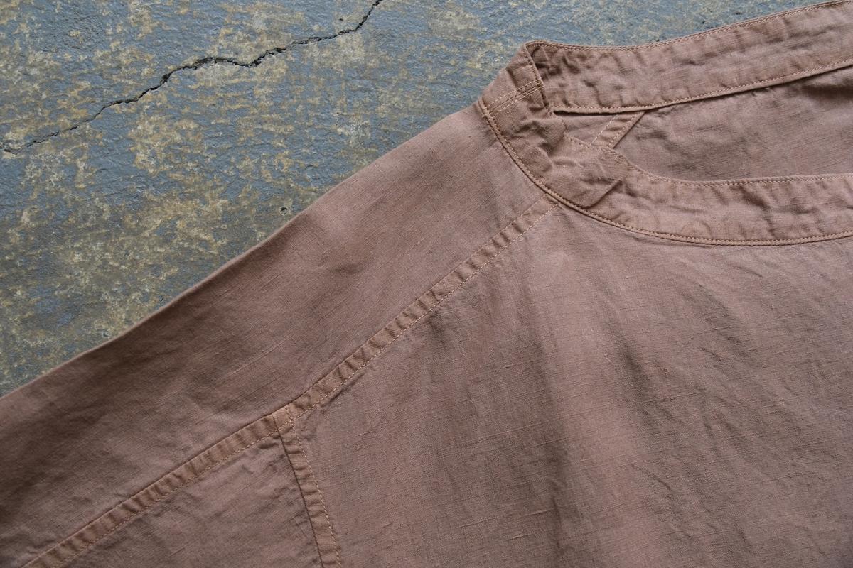 MITTAN / 大麻プルオーバー 高密度 栃の実（濃） SH-160DC / unisex