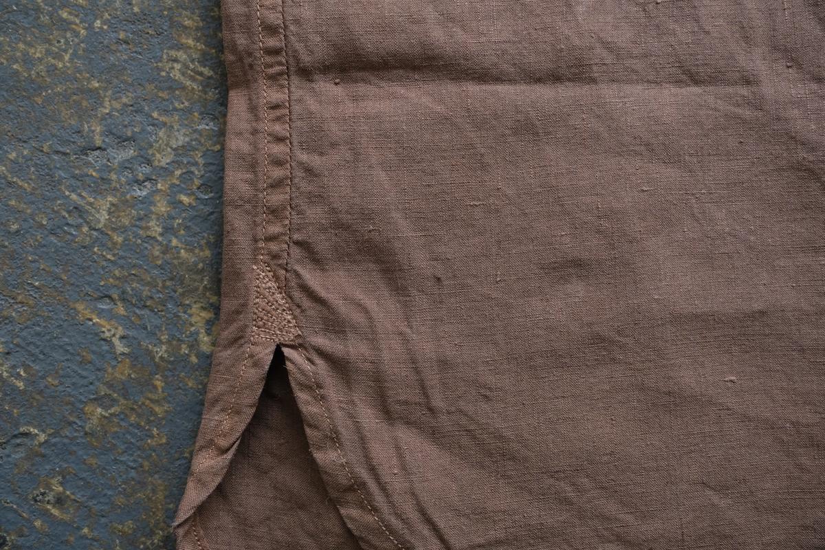 MITTAN / 大麻プルオーバー 高密度 栃の実（濃） SH-160DC / unisex