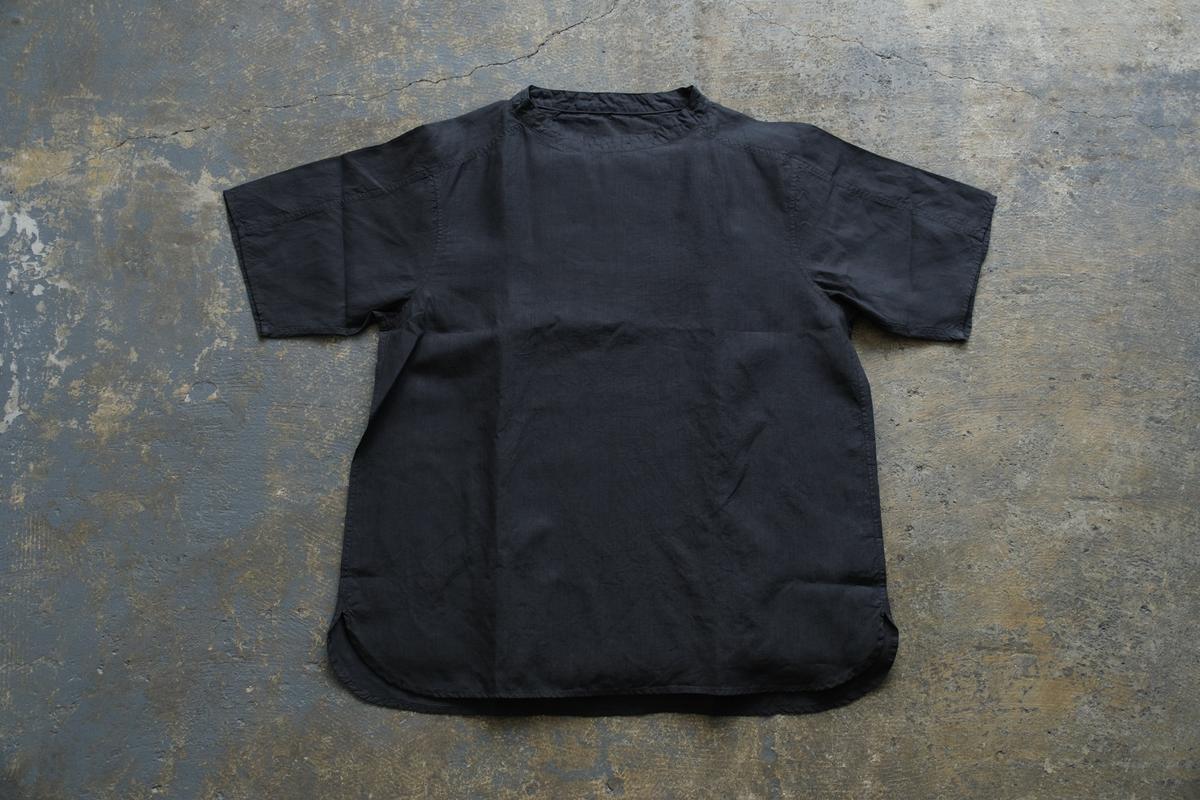 MITTAN / 大麻プルオーバー 高密度 墨黒 SH-160 / unisex