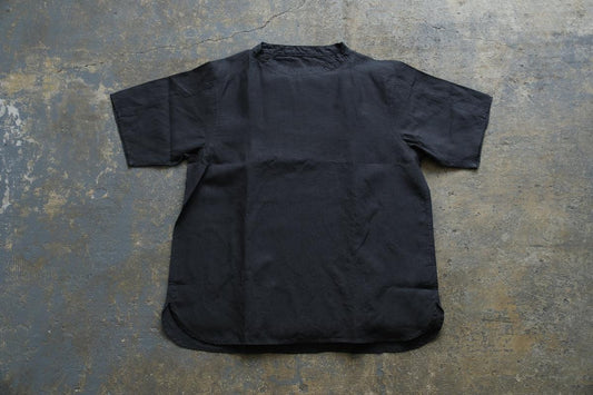 MITTAN / 大麻プルオーバー 高密度 墨黒 SH-160 / unisex