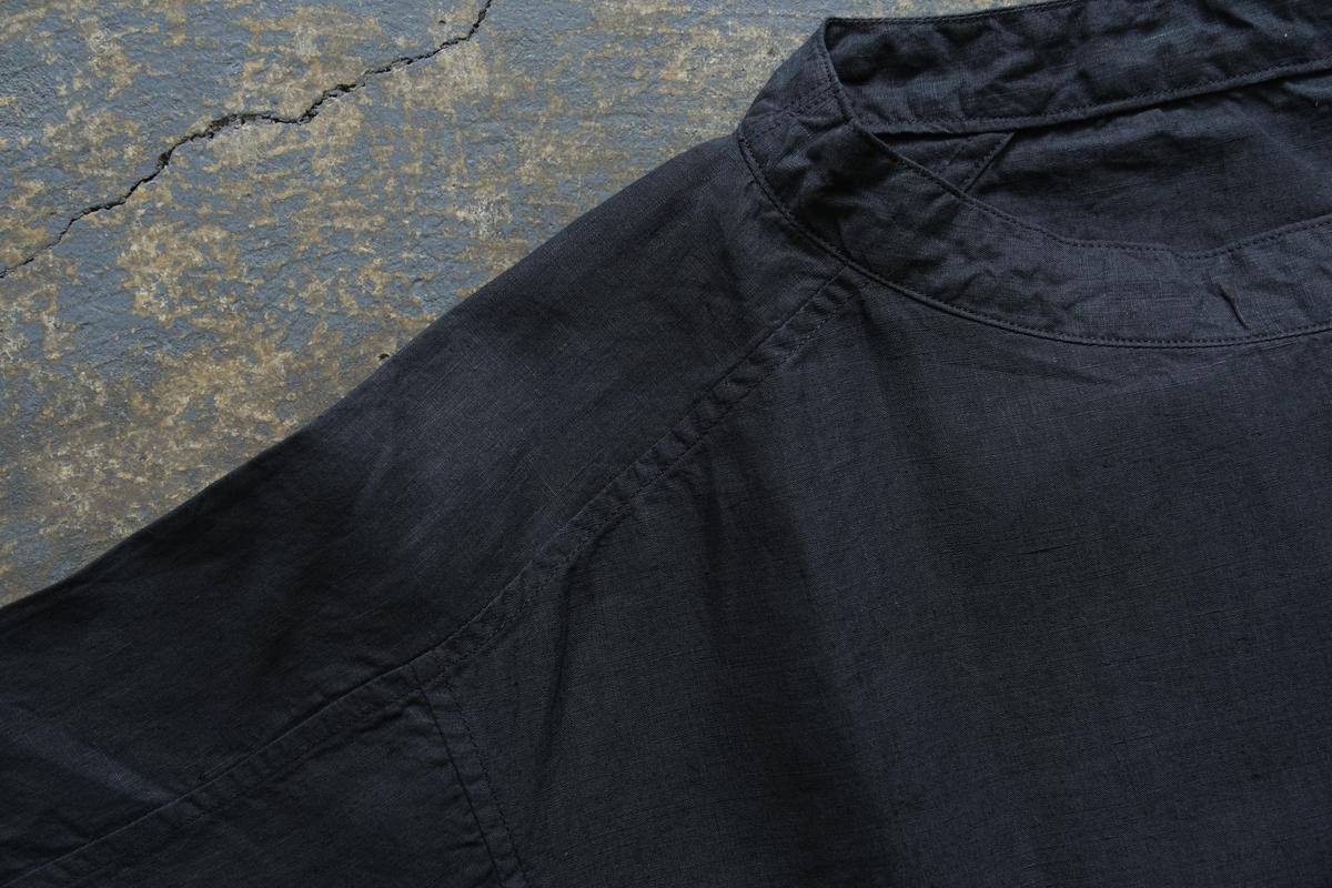 MITTAN / 大麻プルオーバー 高密度 墨黒 SH-160 / unisex