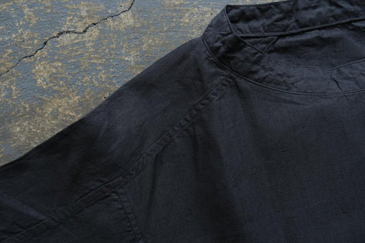 MITTAN / 大麻プルオーバー 高密度 墨黒 SH-160 / unisex