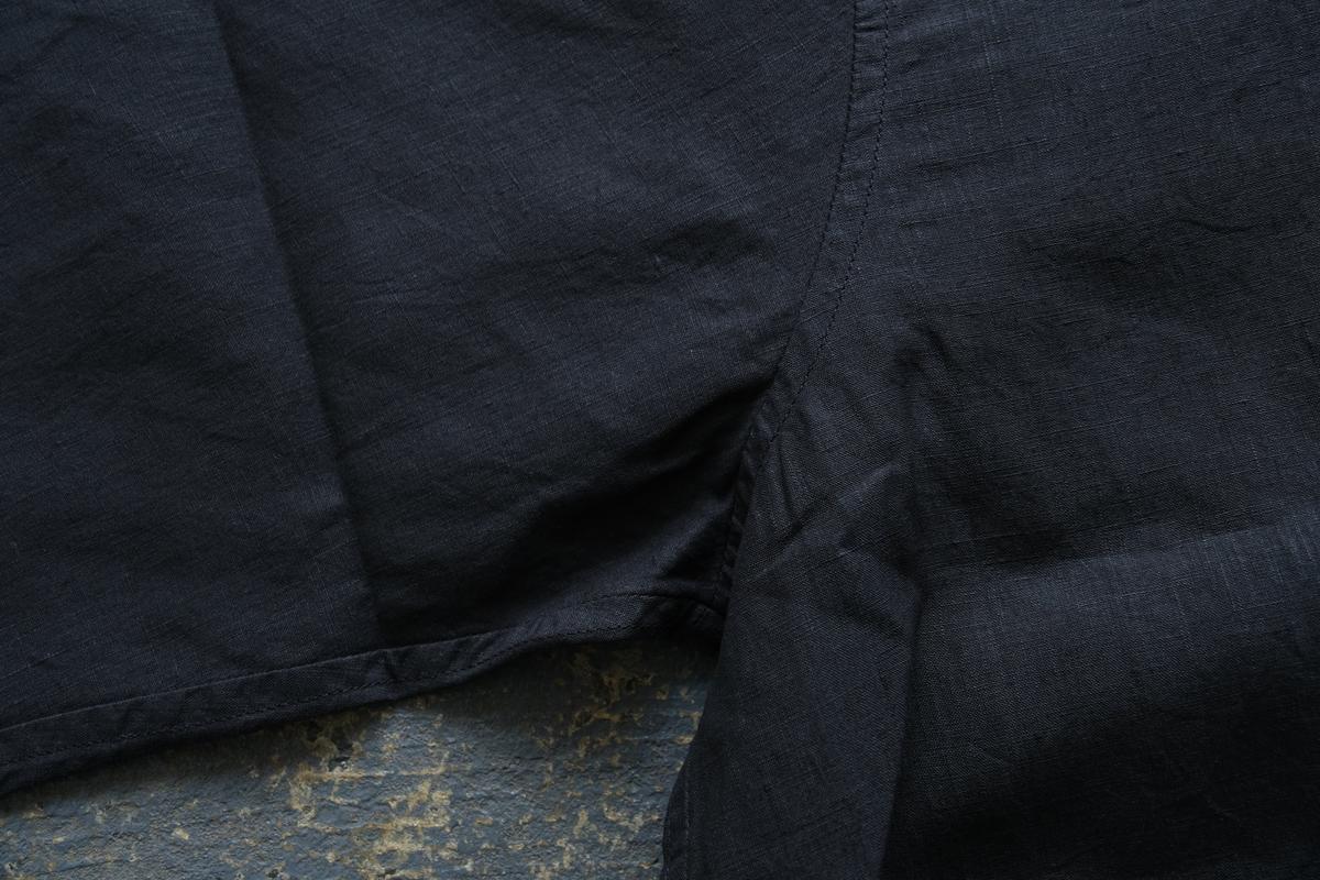 MITTAN / 大麻プルオーバー 高密度 墨黒 SH-160 / unisex