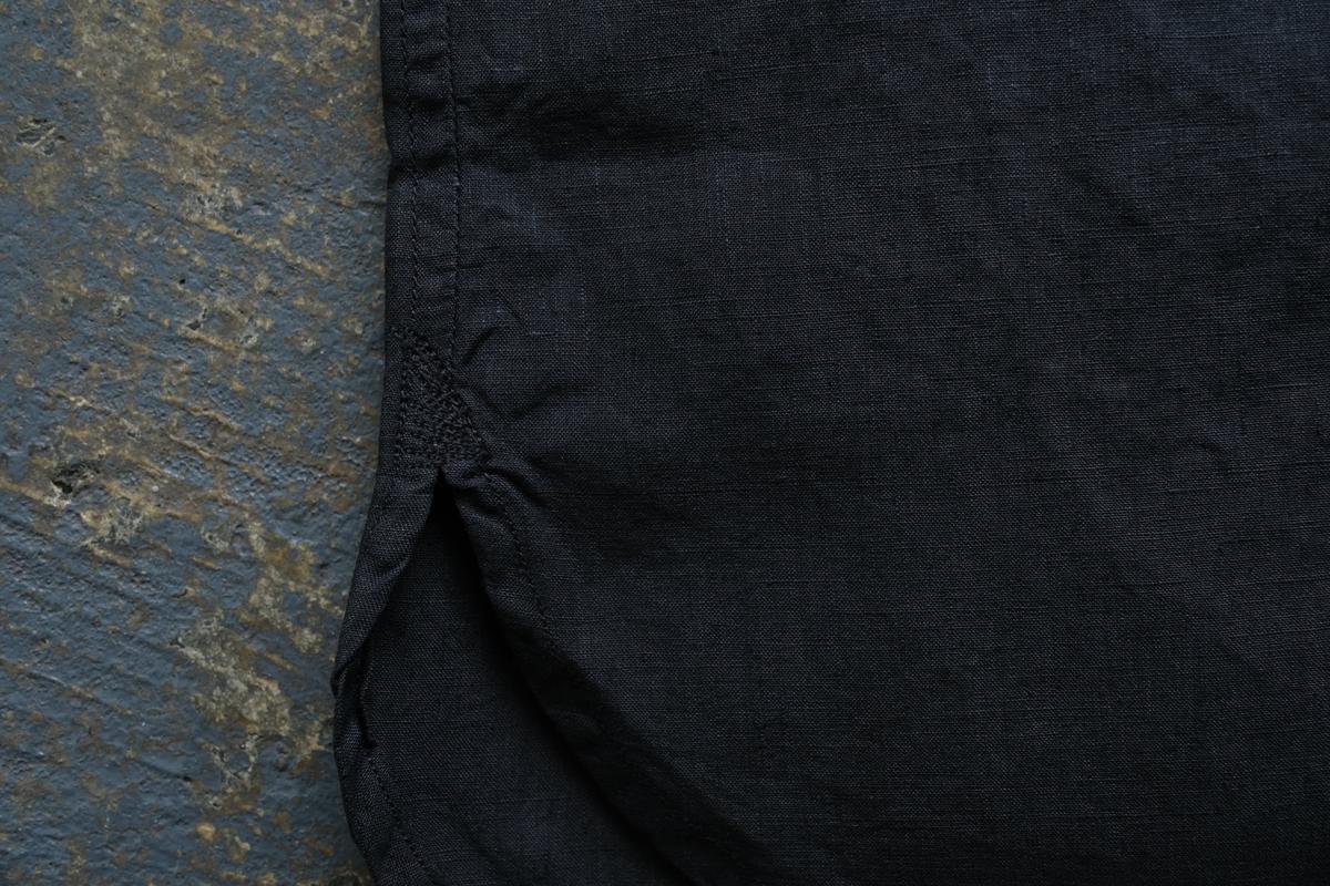 MITTAN / 大麻プルオーバー 高密度 墨黒 SH-160 / unisex