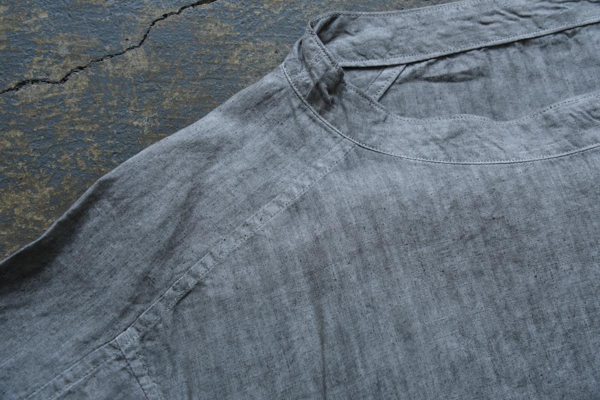 MITTAN / 大麻プルオーバー 高密度 松煙 SH-160B / unisex