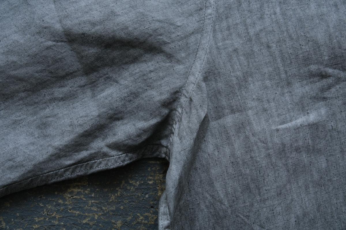 MITTAN / 大麻プルオーバー 高密度 松煙 SH-160B / unisex