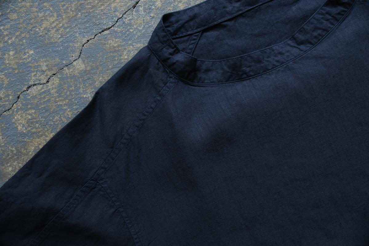 MITTAN / 大麻プルオーバー 高密度 濃紺 SH-160 / unisex