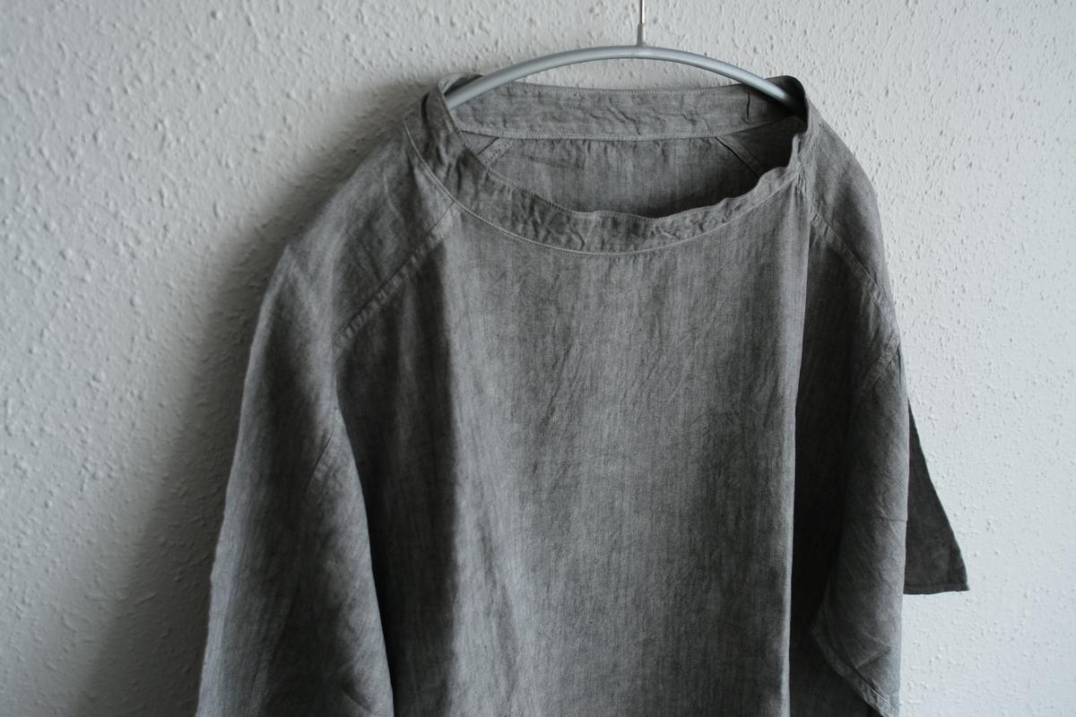 MITTAN / 大麻プルオーバー 高密度 松煙 SH-160B / unisex