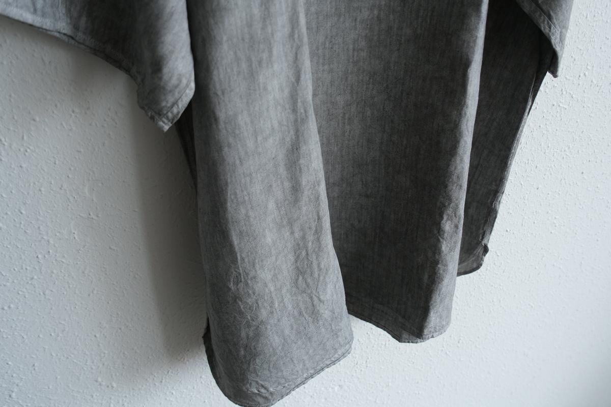 MITTAN / 大麻プルオーバー 高密度 松煙 SH-160B / unisex