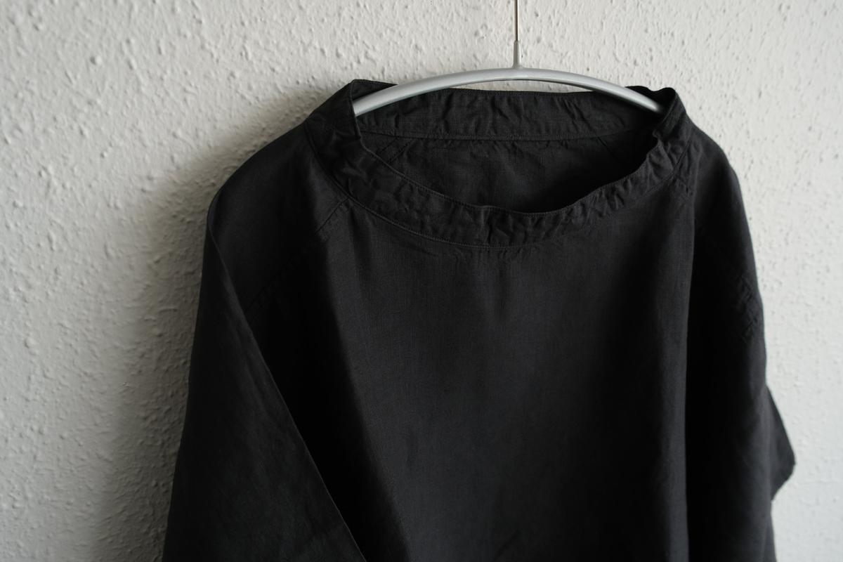 MITTAN / 大麻プルオーバー 高密度 墨黒 SH-160 / unisex