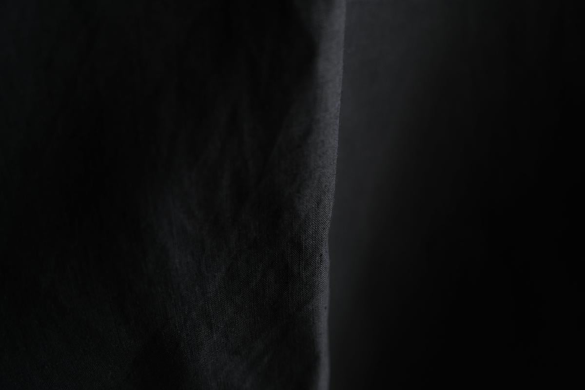 MITTAN / 大麻プルオーバー 高密度 墨黒 SH-160 / unisex