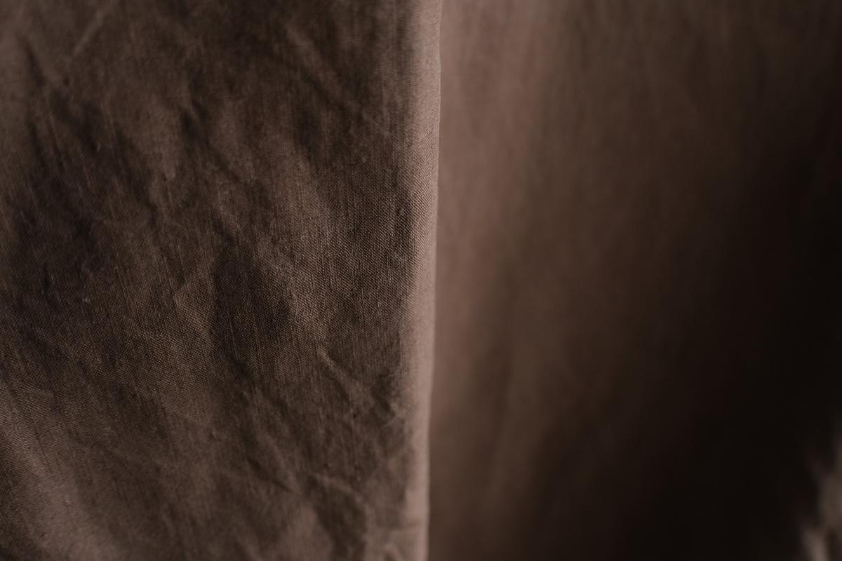 MITTAN / 大麻プルオーバー 高密度 栃の実（濃） SH-160DC / unisex