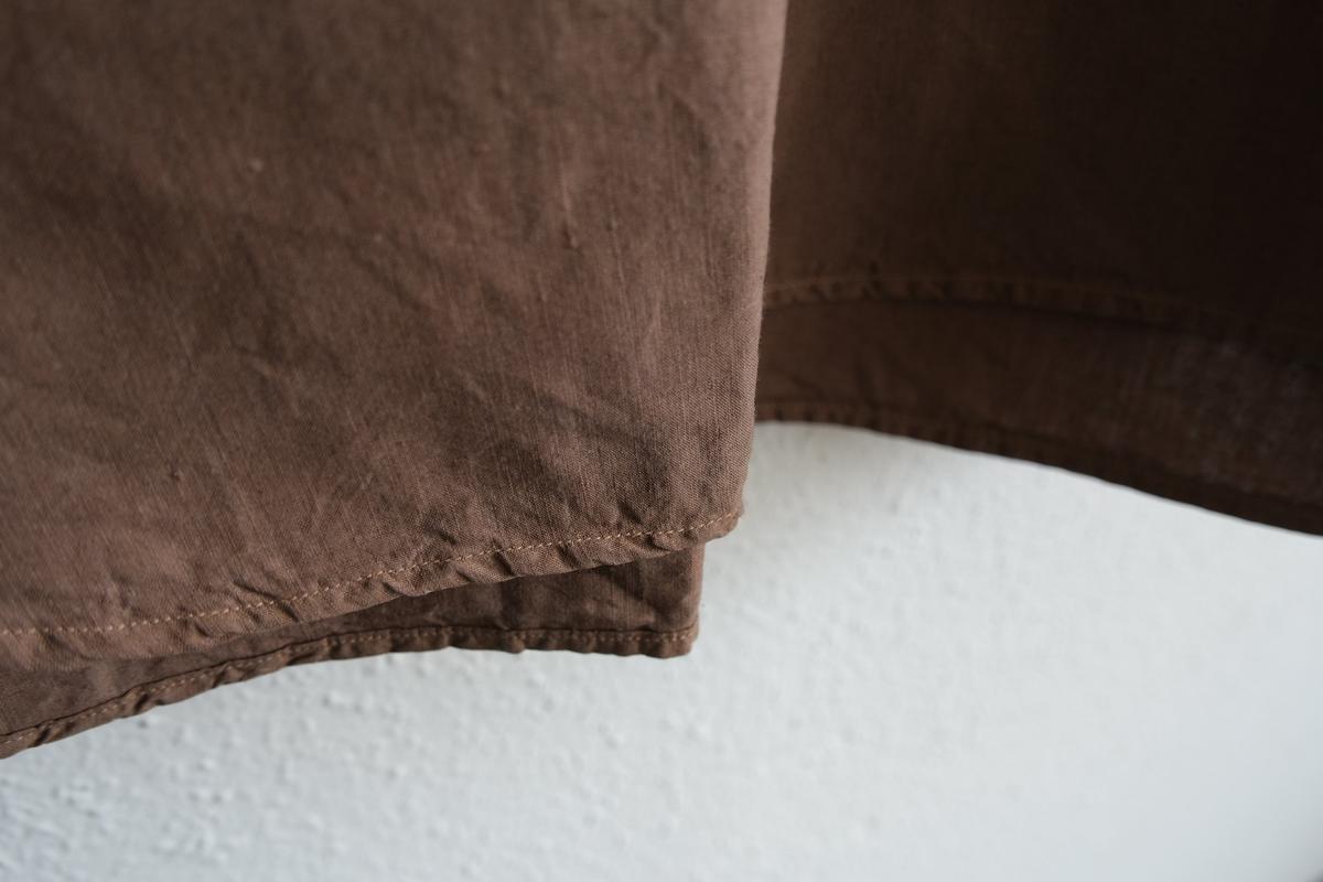 MITTAN / 大麻プルオーバー 高密度 栃の実（濃） SH-160DC / unisex