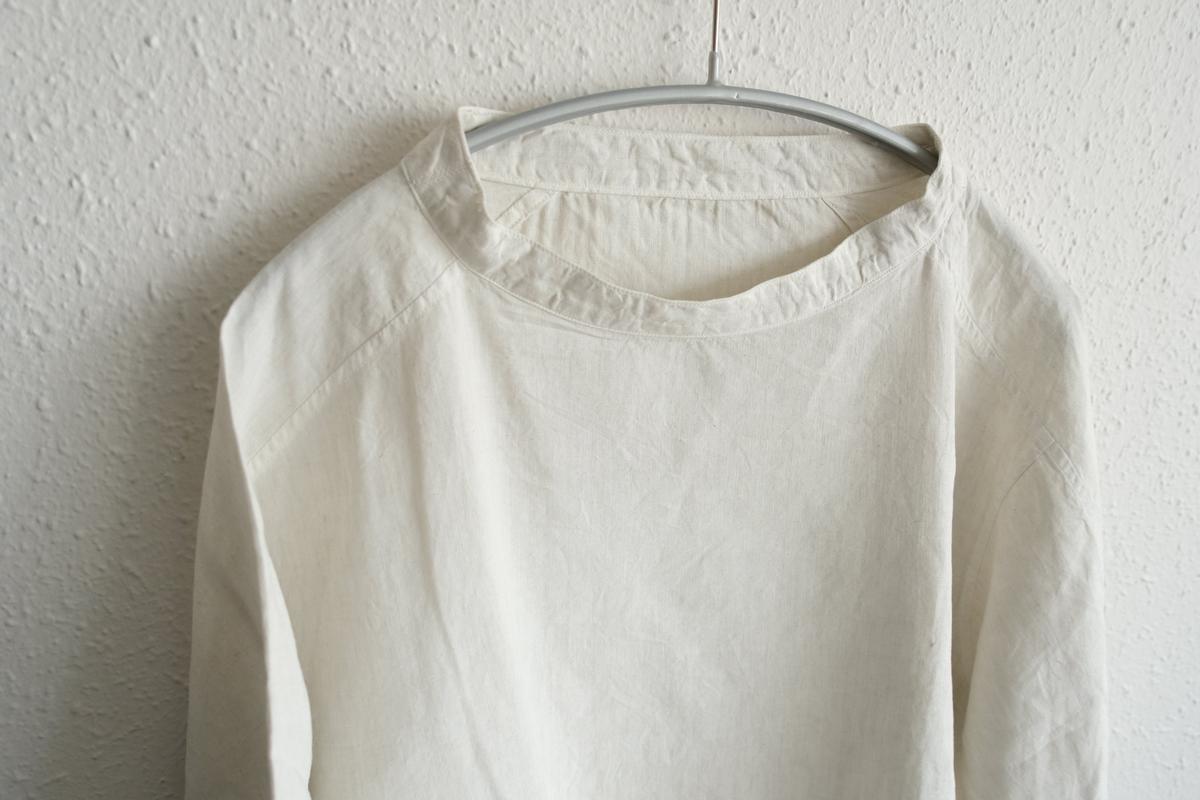 MITTAN / 大麻プルオーバー 高密度 ベンガラ白 SH-160B / unisex